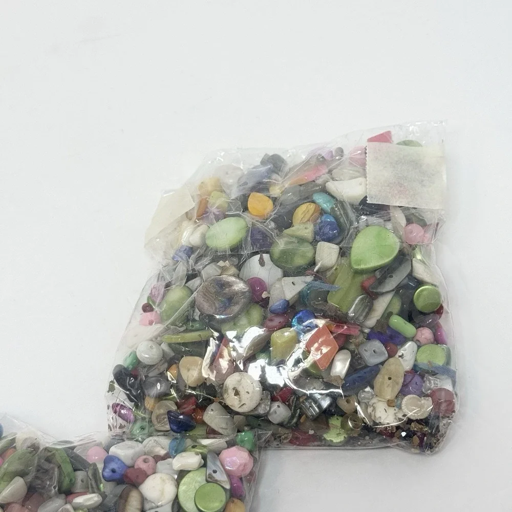 Mixed Bead Soup Glass Shell Stone Jewelry Making Craft Beads Bulk Loose Assorted